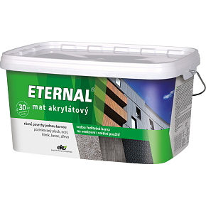 Eternal mat akrylátový univerzální barva na dřevo kov beton, 10 palisandr, 5 kg Eternal mat akrylátový univerzální barva na dřevo kov beton, 10 palisandr, 5 kg