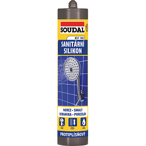 Soudal sanitární silikon, bílý, 280 ml