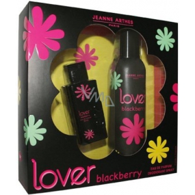 Jeanne Arthes Lover Blackberry parfémovaná voda pro ženy 50 ml + tělový krém 200 ml, dárková sada