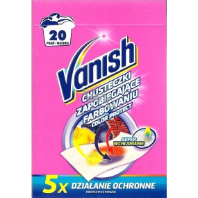 Vanish Color Protect ubrousky proti obarvení prádla 20 kusů