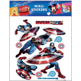 Samolepky na zeď Marvel Captain America 30 x 30 cm
