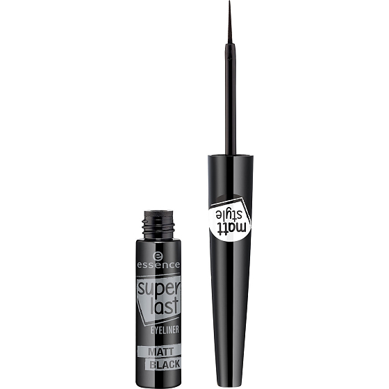 Essence Superlast Eyeliner Matt Black oční linky 3 ml