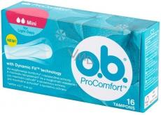o.b. ProComfort Mini with Dynamic Fit tampony 16 kusů