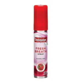 Dentiplus Strawberry ústní sprej bez alkoholu 25 ml