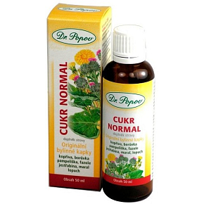 Dr. Popov Cukr Normal originální bylinné kapky pro správnou hladinu cukru v krvi 50 ml Dr. Popov Cukr Normal originální bylinné kapky pro správnou hladinu cukru v krvi 50 ml