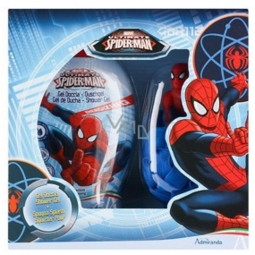 Marvel Spiderman sprchový gel 250 ml + Houbička dárková sada pro děti