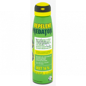 Predator Repelent Deet 16% repelentní sprej odpuzuje komáry a klíšťata 150 ml