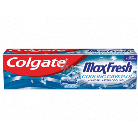 Colgate Max Fresh Cooling Crystals Cool Mint gelová zubní pasta s chladivými krystalky 75 ml