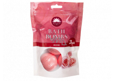 Elysium Spa Rose šumivá koule-bomba do koupele 3 x 50 g