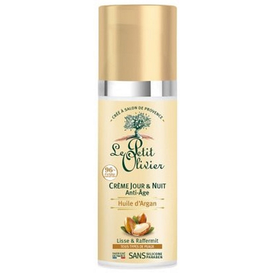 Le Petit Olivier Arganový olej Anti-Age denní a noční krém 50 ml