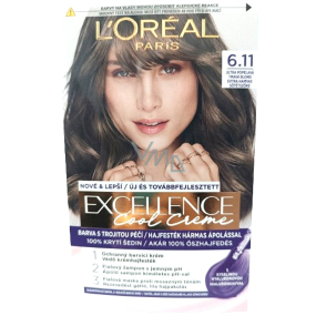 Loreal Paris Excellence Cool Creme barva na vlasy 6.11 Ultra popelavá tmavá blond