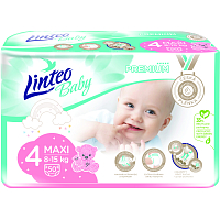 Linteo Baby Premium Maxi dětské pleny 8 až 15 kg, 50 ks