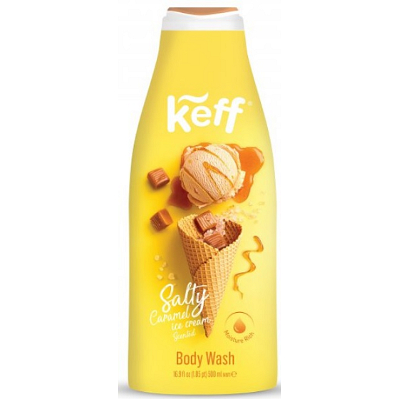Keff Slaný karamel mycí gel na tělo 500 ml
