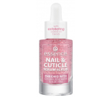 Essence Nail & Cuticle Serum Scrub peelingové sérum na nehty a nehtovou kůžičku 8 ml