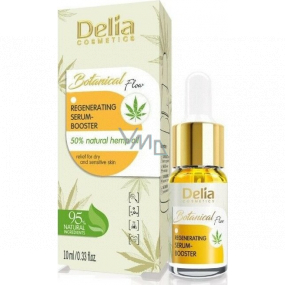 Delia Cosmetics Botanical Flow Hemp Oil regenerační sérum pro suchou až citlivou pleť 10 ml