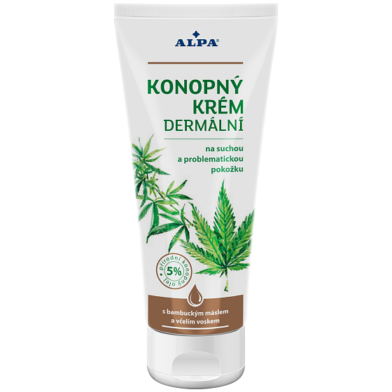 Alpa Konopný krém dermální na suchou a problematickou pokožku 100 ml