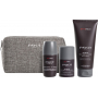 Payot Optimale Nettoyage Integral 3v1 energetizující tělový a vlasový gel 200 ml + osvěžující antiperspirant roll-on pro muže 75 ml + hydratační gelový krém 50 ml + etue, kosmetická sada pro muže