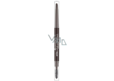 Essence Wow What a Brow voděodolná tužka na obočí s kartáčkem 04 Black-Brown 0,2 g