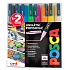 Posca Univerzální sada akrylátových popisovačů 0,9 - 1,3 mm Summer Letní barvy 8 kusů PC-3M