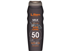 Lilien Sun Active SPF50 voděodolné mléko na opalování 200 ml