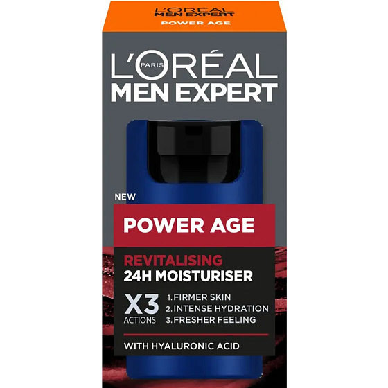 Loreal Paris Men Expert Power Age revitalizační 24h hydratační krém pro muže 50 ml