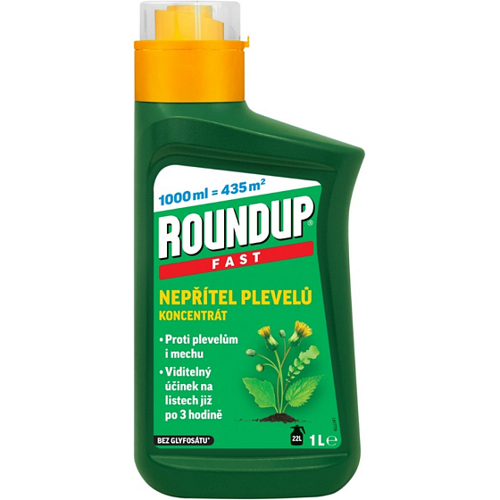 Roundup bez glyfosátu Fast koncentrát 3H, 1 l