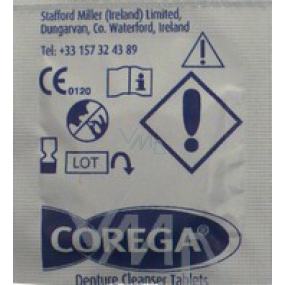 Corega Tabs Parts čisticí tablety na ortodontická rovnátka 1 kus