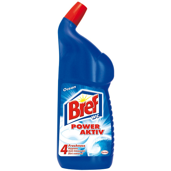 Bref Power Aktiv 4 FormulaOcean WC gelový čistič 750 ml