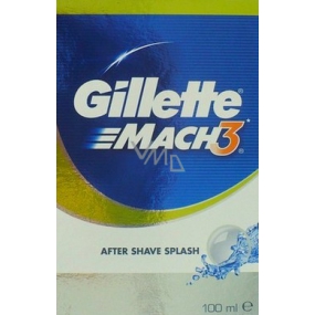 Gillette Mach3 voda po holení, pro muže 100 ml