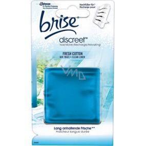 Brise Discreet Fresh Cotton náhradní náplň osvěžovač vzduchu 12 g