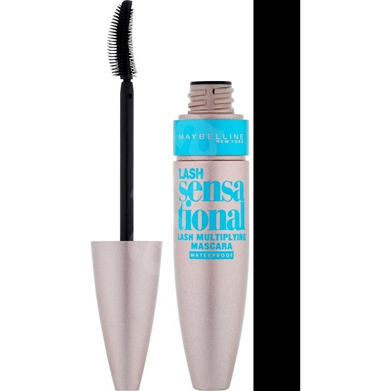 Maybelline Lash Sensational voděodolná řasenka černá 9,5 ml