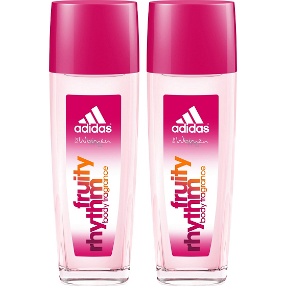 Adidas Fruity Rhythm parfémovaný deodorant sklo pro ženy 2 x 75 ml, duopack