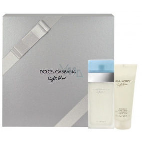 Dolce & Gabbana Light Blue toaletní voda pro ženy 50 ml + tělový krém 100 ml, dárková sada