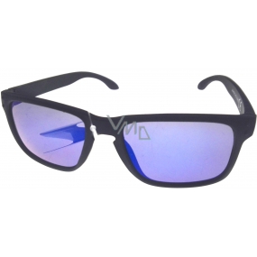 Dudes & Dudettes Sluneční brýle pro děti černé modrá skla JK4420