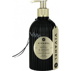 Vivian Gray Vivanel Prestige Neroli & Ginger luxusní tekuté mýdlo s dávkovačem 350 ml