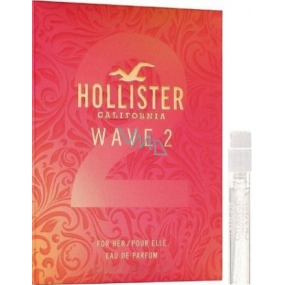 Hollister Wave 2 for Her parfémovaná voda 2 ml s rozprašovačem, vialka