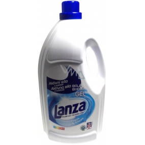 Lanza Fresh & Clean Bílá gel tekutý prací prostředek na bílé prádlo 90 dávek 4,5 l