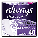 Always Discreet Long inkontinenční slipové intimní vložky 40 kusů