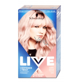 Schwarzkopf Live Lightener & Twist barva na vlasy 101 Cool Rose