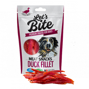 Brit Lets Bite Kachní filety doplňkové krmivo pro psy 80 g