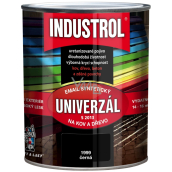 Industrol S2013 Univerzál lesk vrchní barva na kov a dřevo 1999 Černý 0,75 l