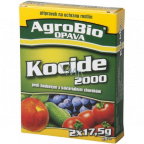 AgroBio Kocide 2000 přípravek proti houbovým a bakteriálním chorobám 2 x 17,5 g