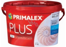 Primalex Plus Bílý vnitřní malířský nátěr 4 kg