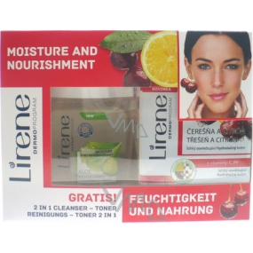 Lirene Třešeň a Citron hydratační krém 50 ml + tonik 125 ml, kosmetická sada