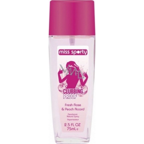Miss Sporty Love 2 Love Clubbing Proof parfémovaný deodorant sklo pro ženy 75 ml