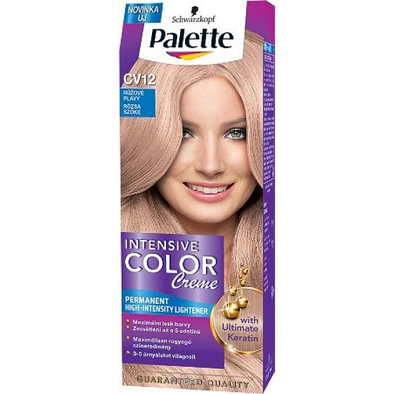Schwarzkopf Palette Intensive Color Creme barva na vlasy odstín CV12 Růžově plavý