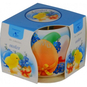 Essences of Life Velikonoční kuřátka aromatická svíčka ve skle 100 g
