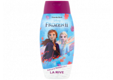 Disney Frozen Sweet Banana 2v1 šampon a koupelové mléko pro děti 250 ml