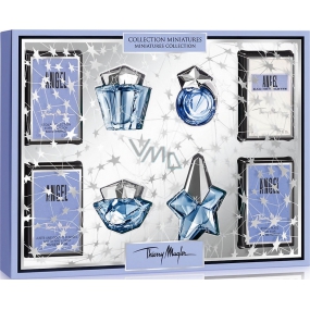 Thierry Mugler Angel Miniatures Collection parfémovaná voda 3 x 5 ml + toaletní voda 3 ml, dárková sada