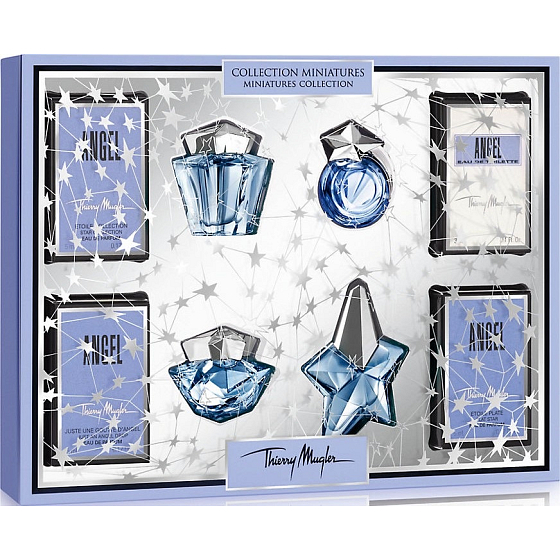 Thierry Mugler Angel Miniatures Collection parfémovaná voda 3 x 5 ml + toaletní voda 3 ml, dárková sada
